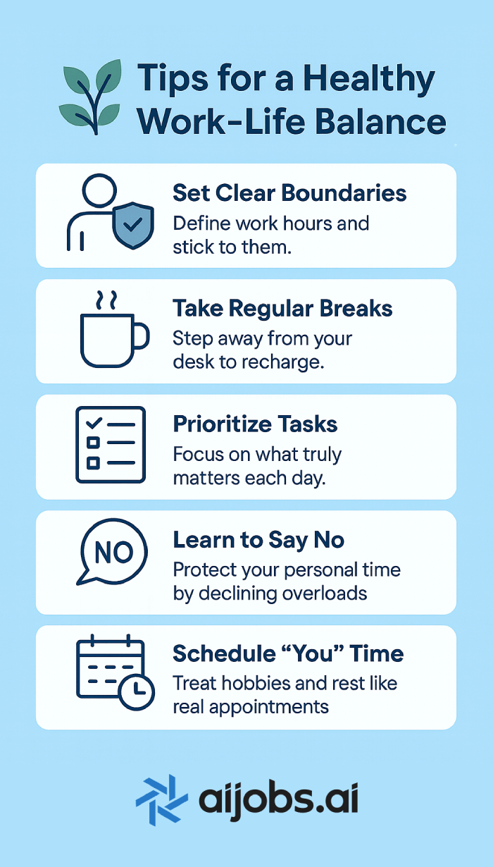 work life balance infographic
